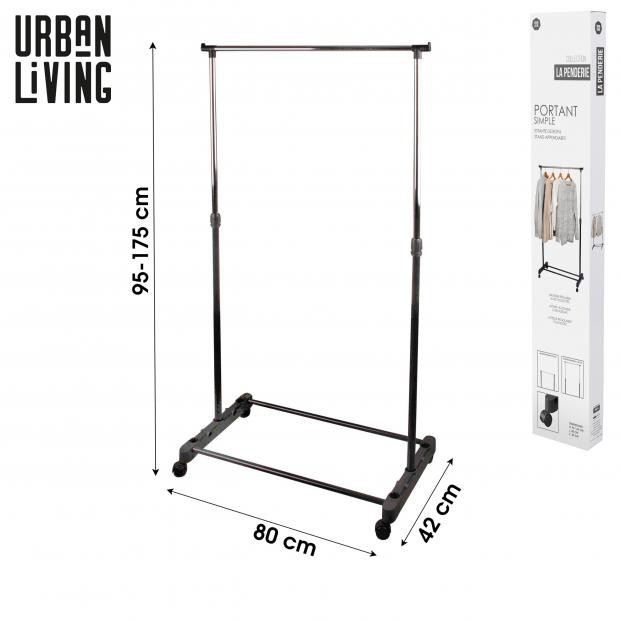 Perchero metal Extensible con ruedas