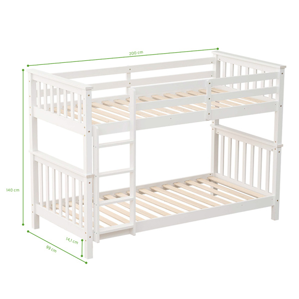 Litera de madera 90 x 90 mod. Camila