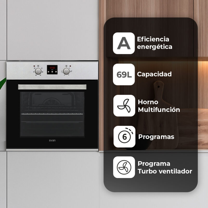 Horno Multifunción 69L A SVAN - Imagen 2