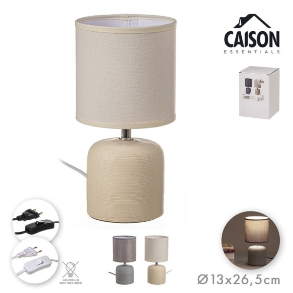 Lámpara cerámica lino D