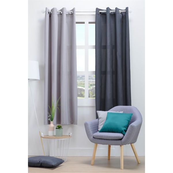 Cortina Nelson Noir 135 x 180