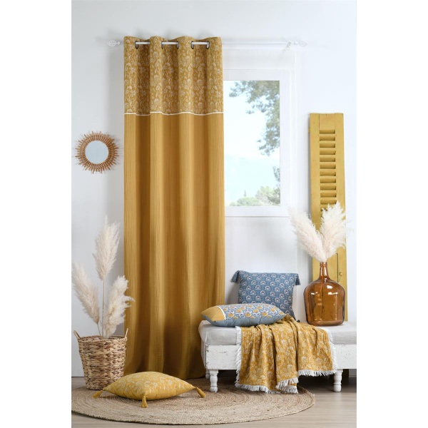 Cortina Sunda Moutarde 140 x 260