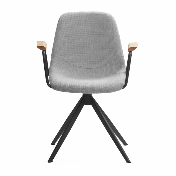 Silla giratoria Tali Gris claro